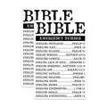 (2 Pack) Bible Emergency Number Magnets - Scripture Reference Guide - Christian Faith Inspiration - 5 Inches On Longest Side - Thick Durable Magnet - Made in USA - MAG20108
