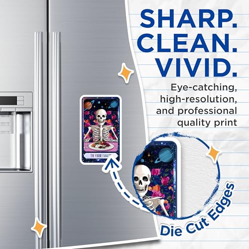 (2 Pack) Funny Kitchen Decor Magnet - 5" On Longest Side - Sticks to Smooth Flat Surfaces - Made in USA - MAG10002