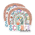 (2 Pack) Science Teacher Stickers - Rainbow Science Lab - Educational Classroom Decor - 5" On Longest Side - Sticks to Smooth Flat Surfaces - Made in USA - BMCS5821