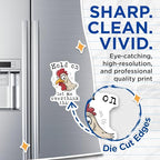 (2 Pack) Chicken Overthink This Magnets - Funny Chicken - Hilarious Kitchen Magnets - 5" On Longest Side - for Cars, Fridges, Toolboxes - Made in USA - MAG4544