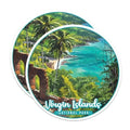 (2 Pack) Virgin Islands National Park Bumper Magnet - US National Park - Choose from 63 Parks - 5" On Longest Side - Decal for Car Bumper, Laptop, Water Bottle, Wall, and Window - MAG1614