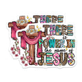 (2 Pack) Christian Faith Magnets - Inspirational Jesus Quote - Boho Animal Print Decor - 5 Inches On Longest Side - Thick Durable Magnet - Made in USA - MAG27237