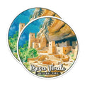 (2 Pack) Mesa Verde National Park Bumper Magnet - US National Park - Choose from 63 Parks - 5" On Longest Side - Decal for Car Bumper, Laptop, Water Bottle, Wall, and Window - MAG1594