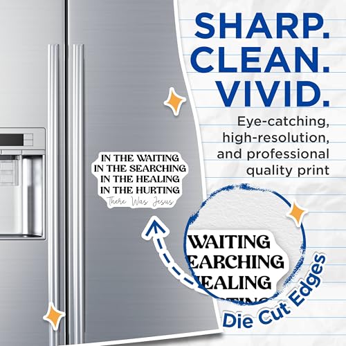 (2 Pack) in The Waiting Magnets - in The Searching - in The Healing - in The Hurting - 5" On Longest Side - for Cars, Fridges, Toolboxes - Made in USA - MAG6949