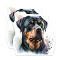 (2 Pack) Rottweiler Magnets - Dog Breed Illustration - Home Decor Magnets - 5" On Longest Side - Premium Magnet - for Cars, Refrigerators, Toolboxes, Lockers - Made in USA - MAG14662