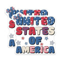 (2 Pack) United States America Magnets - Patriotic Home Decor - Fourth of July Celebration - 5 Inches On Longest Side - Thick Durable Magnet - Made in USA - MAG37461