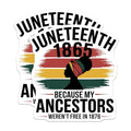 (2 Pack) Juneteenth 1865 Magnets - Historical Commemoration - Ancestors Tribute - Cultural Awareness - 5" On Longest Side - for Cars, Fridges, Toolboxes - Made in USA - MAG3891
