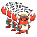(3 Pack) Lobster Decals - Funny Animal Decal - Laptop Decal - 3 Inches On Longest Side - Easy Peel & Apply - Made in USA - 3MCS0230
