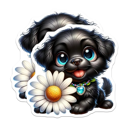 (2 Pack) Animal Lover Collectible Magnet - 5" On Longest Side - Sticks to Smooth Flat Surfaces - Made in USA - MAG9397