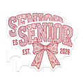 (2 Pack) Senior 2026 Magnets - Class of 2026 Graduation - Folk Floral Student Keepsake - 5 Inches On Longest Side - Thick Durable Magnet - Made in USA - MAG36196