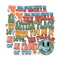 (2 Pack) Retro Motivational Magnets - Positive Affirmation Magnets - Vibrant Quote Magnets for Fridge or Locker- 5" On Longest Side - for Fridges, Toolboxes, Cars - Made in USA - MAG3043