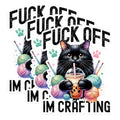(3 Pack) Funny Cat Decals - Crafting Decal - Laptop Decal - 3 Inches On Longest Side - Easy Peel & Apply - Made in USA - 3MCS1340
