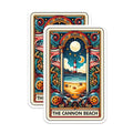 (2 Pack) Coastal Lighthouse Decor Magnet - 5" On Longest Side - Sticks to Smooth Flat Surfaces - Made in USA - MAG10303