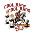 (2 Pack) Cool Dads Club Magnets - Western Cowboy Horse - Father Ranch Decor - 5 Inches On Longest Side - Thick Durable Magnet - Made in USA - MAG22788