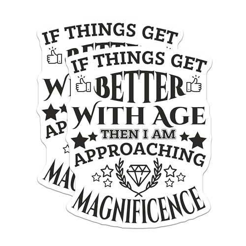 (2 Pack) Fun Motivational Quote Magnets - Humor Home Decor - Inspirational Wall Art Magnets - 5" On Longest Side - for Cars, Fridges, Toolboxes - Made in USA - MAG6674