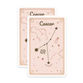 (2 Pack) Zodiac Sign Decor Magnet - Astrology Art - 5" On Longest Side - Sticks to Smooth Flat Surfaces - Made in USA - MAG9613