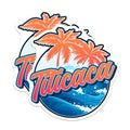 (2 Pack) Titicaca Magnets - Lake Titicaca Decor - Travel Souvenir Decoration - 5" On Longest Side - Premium Magnet - for Cars, Refrigerators, Toolboxes, Lockers - Made in USA - MAG18558
