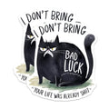 (2 Pack) Funny Cat Quote Magnets - Grumpy Cat Magnets - Humor Magnets for Fridge - 5" On Longest Side - for Cars, Refrigerators, Toolboxes, Lockers - Made in USA BMCS3451