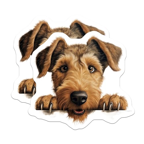 (2 Pack) Fridge Decoration Magnet - 5" On Longest Side - Sticks to Smooth Flat Surfaces - Made in USA - MAG10333