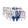 (2 Pack) Nana Stickers - Anchor Themed - Nautical Design - 5" On Longest Side - Sticks to Smooth Flat Surfaces - Made in USA - BMCS9014