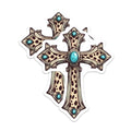(2 Pack) Cross Shaped Magnets Magnets - Religious Magnet Decor - Inspirational Home Decoration - 5" On Longest Side - Made in USA - Sticks to Refrigerators & Metal Surfaces - MAG8733