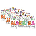 (3 Pack) Maestra Decals - Helping Little Minds Grow - Teacher Appreciation Decals - 3 Inches On Longest Side - Easy Peel & Apply - Made in USA - 3MCS7876