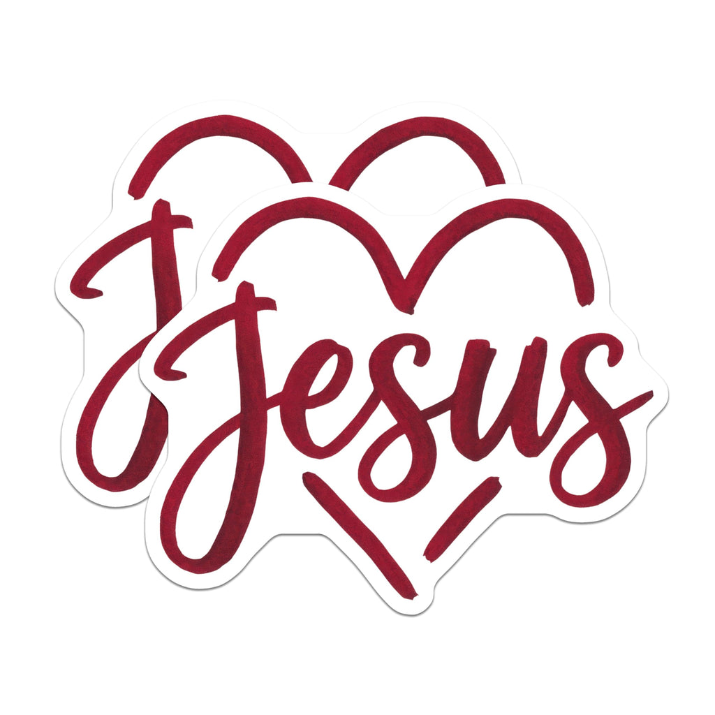 (2 Pack) Jesus Magnets - Religious Fridge Decor - Christian Home Decorations - 5" On Longest Side - Premium Magnet - for Cars, Refrigerators, Toolboxes, Lockers - Made in USA - MAG15383