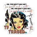 (2 Pack) Sarcastic Diva Magnets - Retro Woman Humor - Witty Quote Fridge Decor - Present for Women - 5 Inches On Longest Side - Thick Durable Magnet - Made in USA - MAG37750