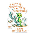 (2 Pack) Bathroom Humor Magnet - Cute Toilet Decor - 5" On Longest Side - Sticks to Smooth Flat Surfaces - Made in USA - MAG9679