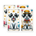(2 Pack) Cute Puppy Stickers - Whimsical Dog Decals - Fantasy Animal Art Sticker - 5" On Longest Side - Sticks to Smooth Flat Surfaces - Made in USA - BMCS20744
