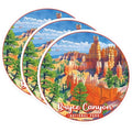 (3 Pack) Bryce Canyon National Park Decals - Laptop Decals - Travel Stickers - 3 Inches On Longest Side - Easy Peel & Apply - Made in USA - 3MCS0509