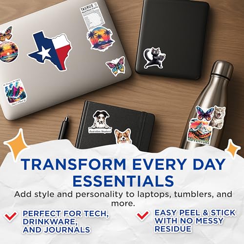 (3 Pack) Australian Shepherd Decals - Dog Breed Stickers - Laptop Decals - 3 Inches On Longest Side - Easy Peel & Apply - Made in USA - 3MCS2999
