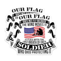 (2 Pack) Our Flag Magnets Magnets - Patriotic Decor - Military Tribute - 5" On Longest Side - Made in USA - Sticks to Refrigerators & Metal Surfaces - MAG9026
