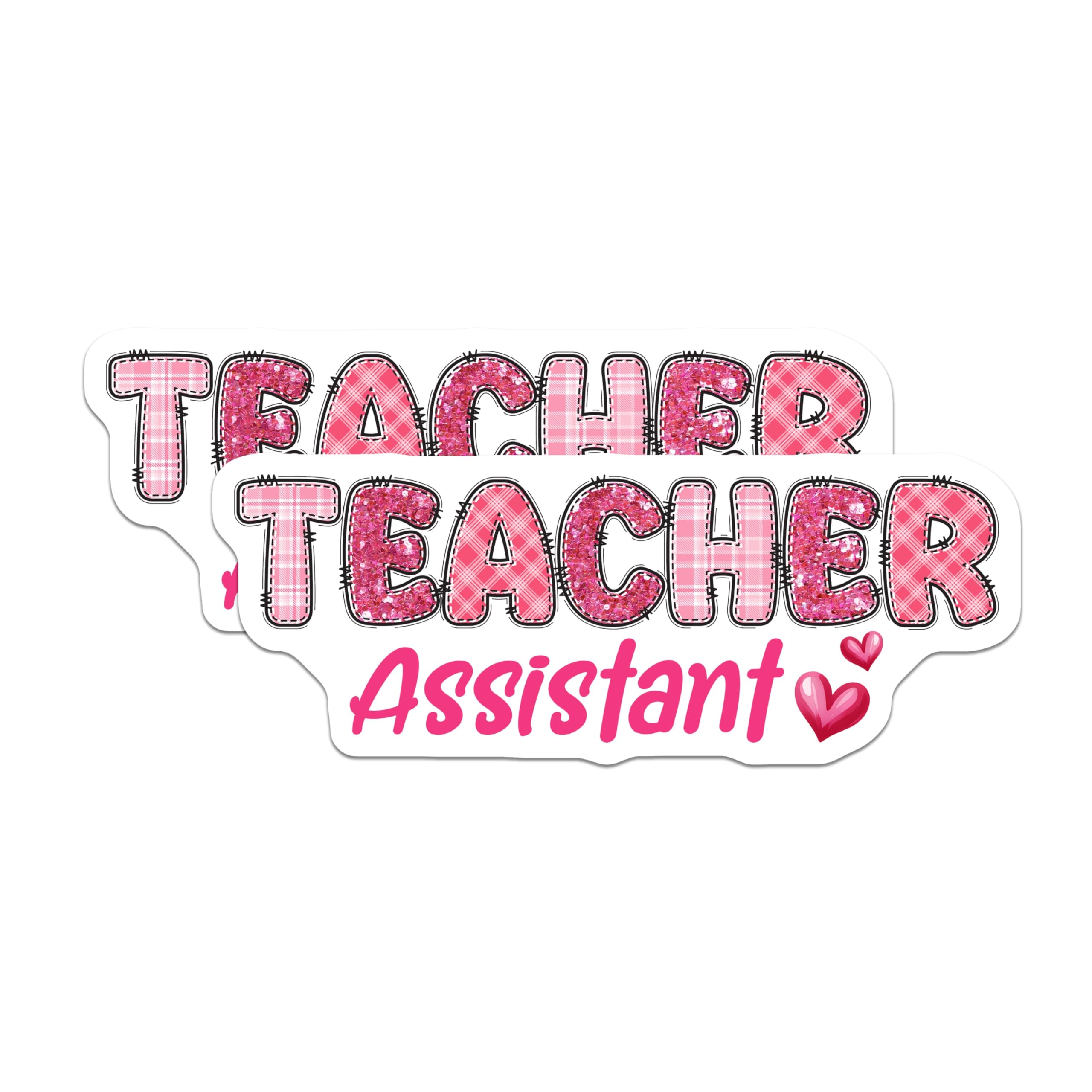 (2 Pack) Teacher Assistant Magnets - Appreciation - School Decor - 5" On Longest Side - Premium Magnet - for Cars, Refrigerators, Toolboxes, Lockers - Made in USA - MAG16581