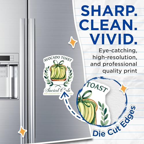 (2 Pack) Avocado Toast Magnets Magnets - Kitchen Decor - Funny Food Magnet - 5" On Longest Side - Made in USA - Sticks to Refrigerators & Metal Surfaces - MAG8380