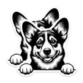 (2 Pack) Corgi Dog Magnets - Cute Pet Lover - Refrigerator Decorations - 5" On Longest Side - Premium Magnet - for Cars, Refrigerators, Toolboxes, Lockers - Made in USA - MAG15901