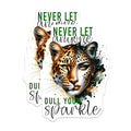 (2 Pack) Animal Face Magnets Magnets - Motivational Quote - Art Decor for Home or Office - 5" On Longest Side - Made in USA - Sticks to Refrigerators & Metal Surfaces - MAG9238