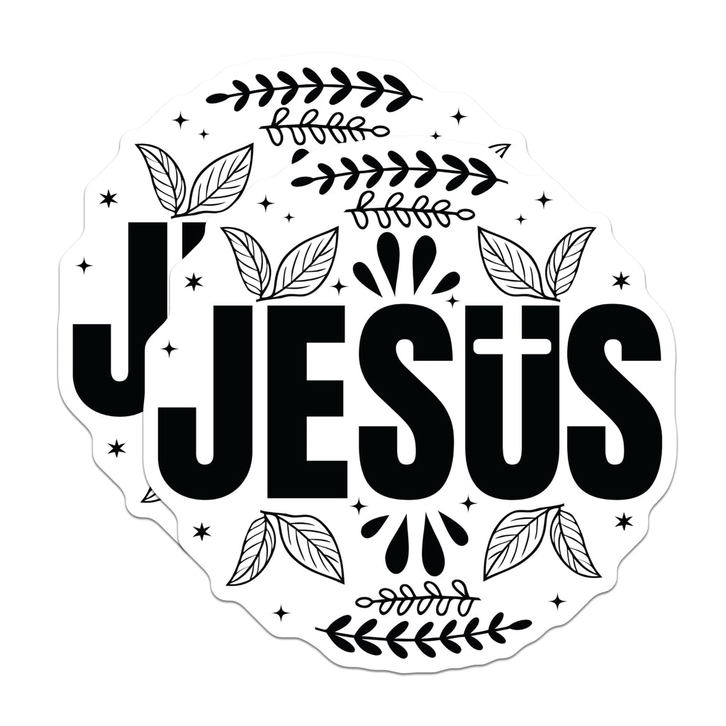 (2 Pack) Jesus Magnets - Christian Refrigerator Magnets - Faith Based Kitchen Decor - 5 Inches On Longest Side - Thick Durable Magnet - Made in USA - MAG30738