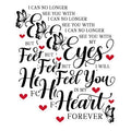 (3 Pack) Memorial Decals - Loss Remembrance - Forever in My Heart Sticker - 3 Inches On Longest Side - Easy Peel & Apply - Made in USA - 3MCS1764