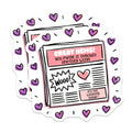 (2 Pack) Weekend Magnets - You Made It - Great News Fridge Magnets - 5" On Longest Side - Premium Magnet - for Cars, Refrigerators, Toolboxes, Lockers - Made in USA - MAG15452