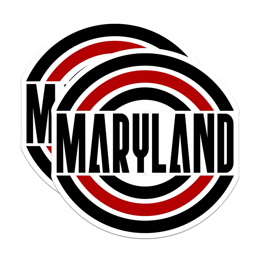 (2 Pack) Maryland Magnets - State Pride Decor - Maryland Flag Fridge Magnets - 5" On Longest Side - Premium Magnet - for Cars, Refrigerators, Toolboxes, Lockers - Made in USA - MAG18696
