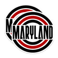 (2 Pack) Maryland Magnets - State Pride Decor - Maryland Flag Fridge Magnets - 5" On Longest Side - Premium Magnet - for Cars, Refrigerators, Toolboxes, Lockers - Made in USA - MAG18696