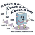 (3 Pack) Book Lover Decals - Reading Inspiration - Mental Health Sticker- 3 Inches On Longest Side - Easy Peel & Apply - Made in USA - 3MCS5487