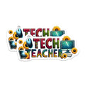 (2 Pack) Tech Teacher Magnets - 5" On Longest Side - for Cars, Fridges, Toolboxes - Made in USA - MAG8047