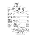 (2 Pack) Jesus Paid It All Magnets - Christian Faith Magnets - Romans 6 23 Scripture - Spiritual Home Decor - 5 Inches On Longest Side - Thick Durable Magnet - Made in USA - MAG30774
