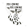 (2 Pack) Christian Faith Magnets - Follow Me Jesus Matthew 28:7 - Religious Footprints Scripture Decor - 5 Inches On Longest Side - Thick Durable Magnet - Made in USA - MAG24401