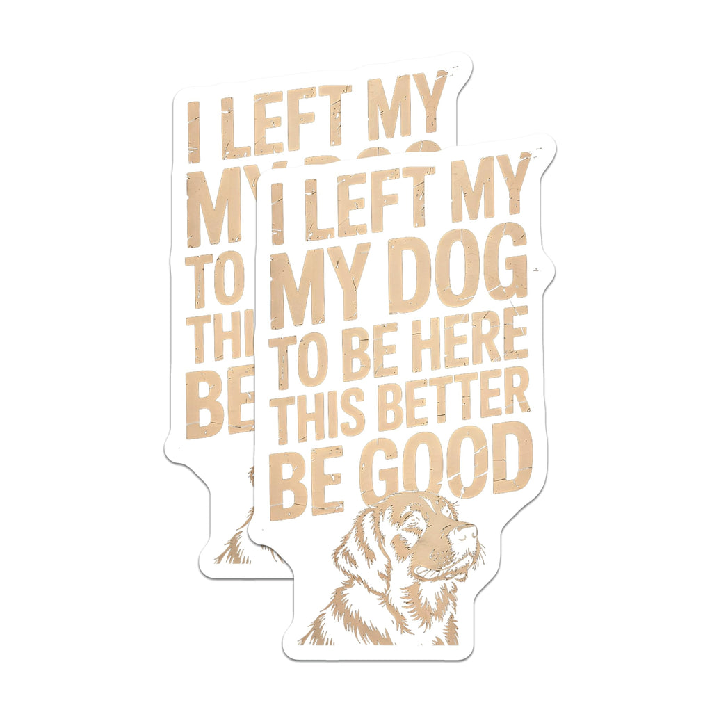 (2 Pack) Funny Dog Magnets - Dog Mom Humor - Pet Parent Saying - Relatable Dog Owner Decor Magnets - 5 Inches On Longest Side - Thick Durable Magnet - Made in USA - MAG26618
