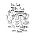 (2 Pack) Kitchen Measurement Conversion Magnets - Baking Conversions - Cooking Cheat Sheet - Refrigerator Helper for Home Cooks - 5" - Thick Durable Magnet - Made in USA - MAG39249