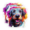 (2 Pack) Irish Wolfhound Dog Breed Magnets - 5 Inches On Longest Side - Choose from Over 100 Dog Breeds - for Cars, Refrigerators, Toolboxes - Made in USA - MAG1880
