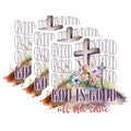 (3 Pack) God is Good Decals - Christian Decal - Religious Decals - 3 Inches On Longest Side - Easy Peel & Apply - Made in USA - 3MCS7332